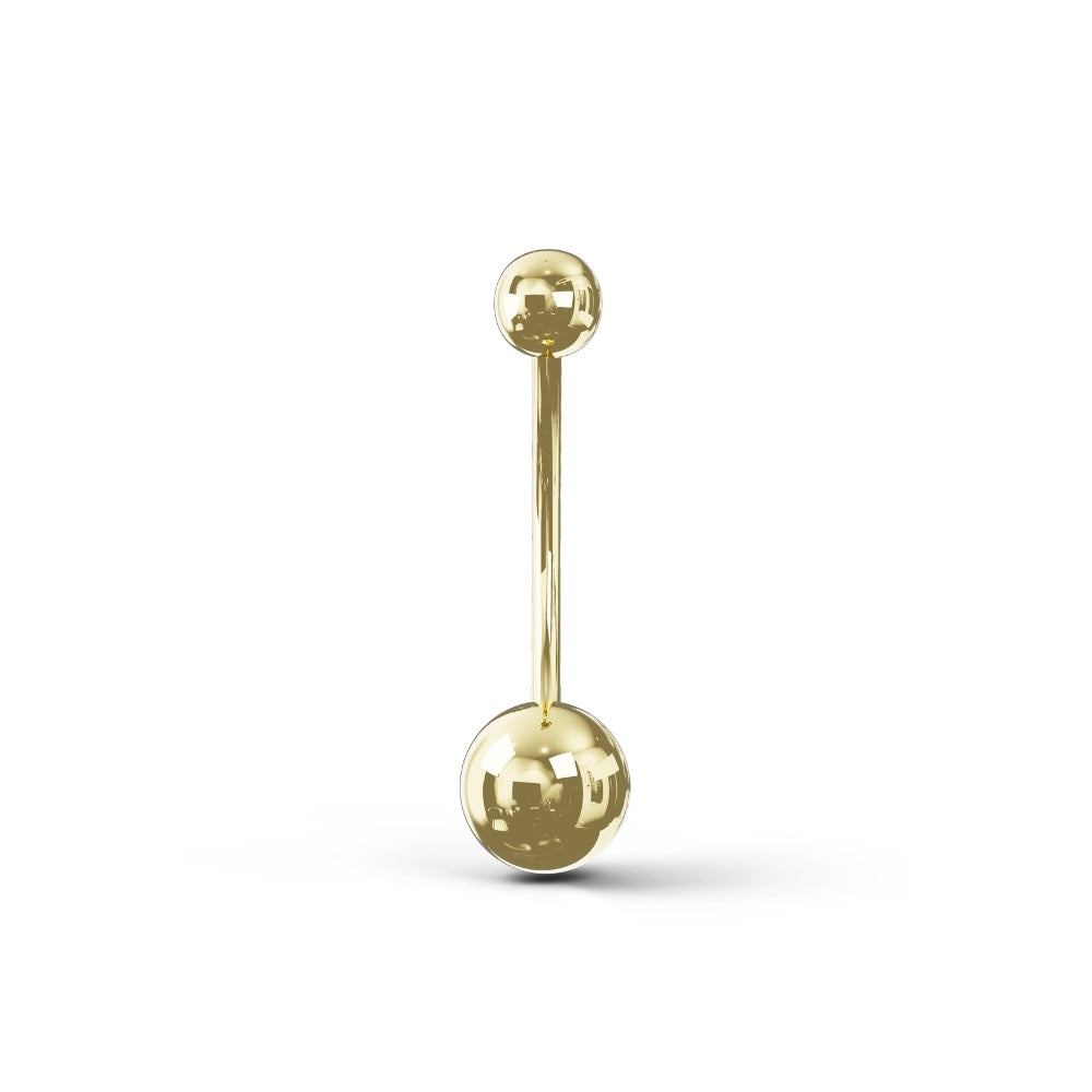 SPIREA 14K Solid Gold Classic Belly Ring