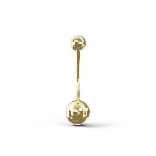 Spirea 14K Solid Gold Classic Belly Ring