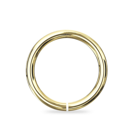 Petunia 14K Solid Gold Classic Seamless Nose Ring Hoop