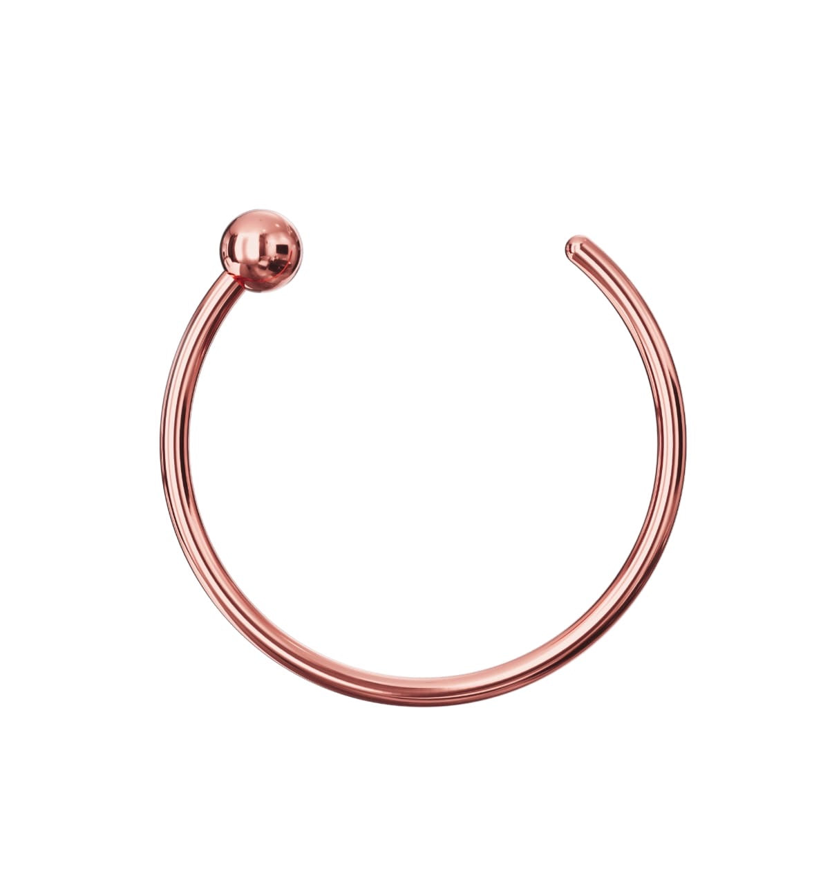 Daffodil 9K Solid Gold Open Nose Ring Hoop