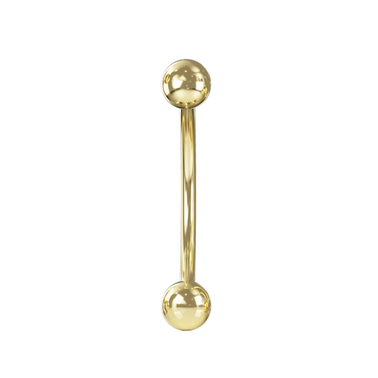 Ivy 14K Solid Gold Classic Curved Barbell